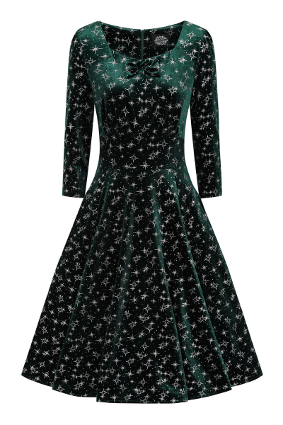 Swing Dress, PARIS Sparkle Green (758)