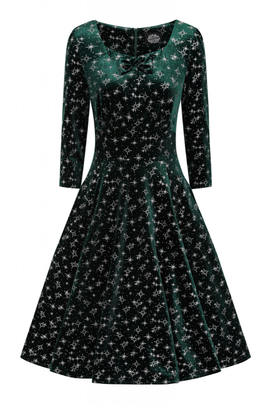 Swing Dress, PARIS Sparkle Green (758)