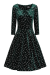 Swing Dress, PARIS Sparkle Green (758)