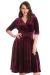 Swing Dress, DATE NIGHT Burgundy (16557)