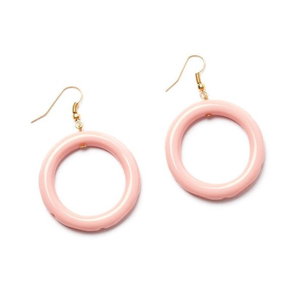 Earrings, SPLENDETTE Shell Drop Hoop