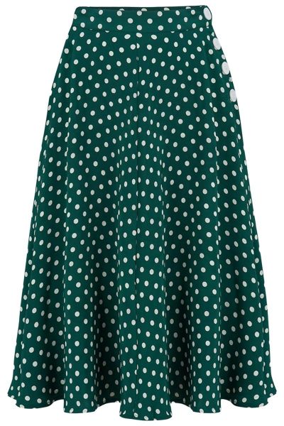 Skirt, SEAMSTRESS OF BLOOMSBURY Isabelle Green Polka