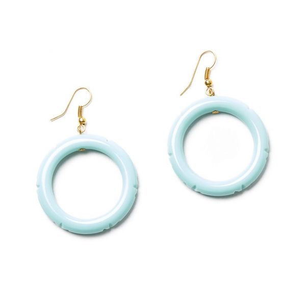Earrings, SPLENDETTE Surf Drop Hoop