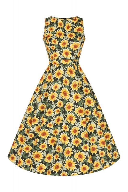 Swing Dress, HEPBURN Sunflower