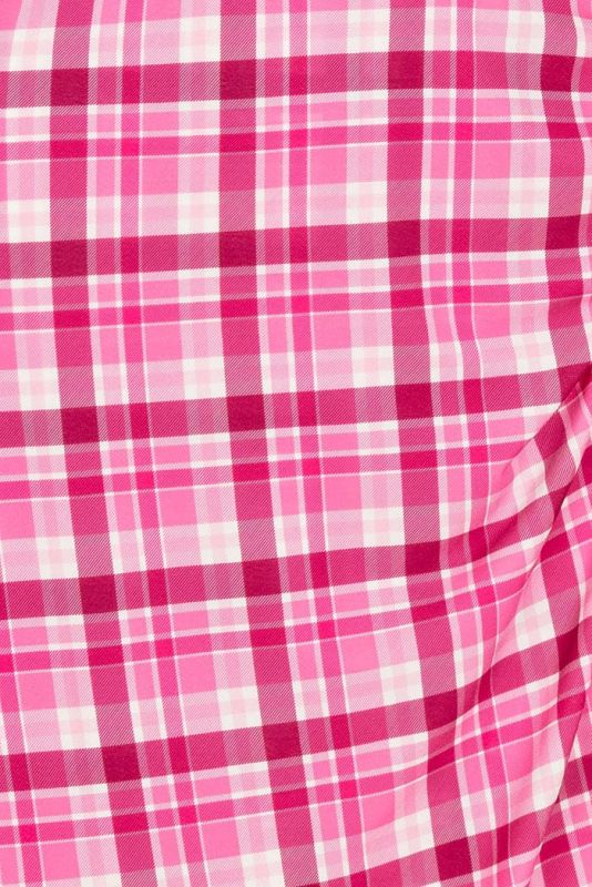 Pencil Dress, ELSIE Pink Gingham