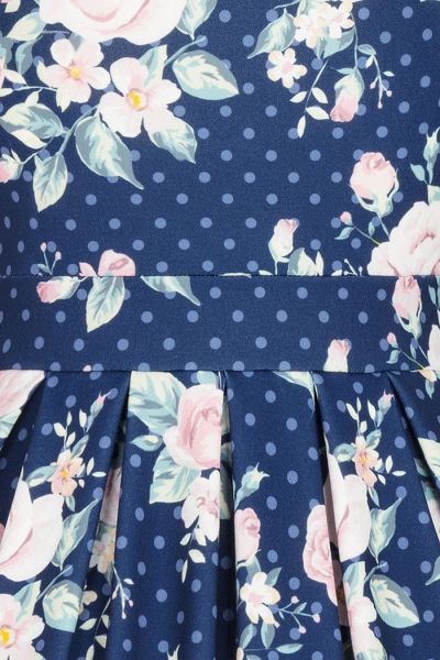 Swing Dress, EVA Polkadot Floral