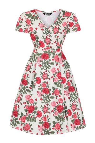 Swing Dress, LYRA MINI English Rose