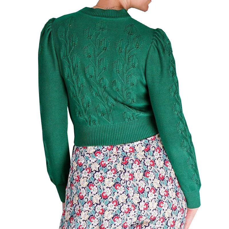emerald cardigan