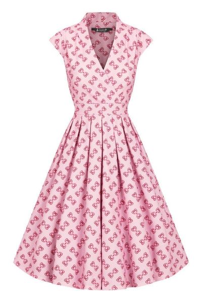 Swing Dress, EVA Pink Bows
