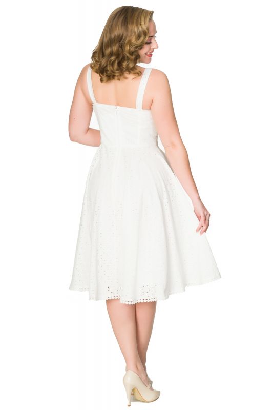Swing Dress, VALERIE White (2130)
