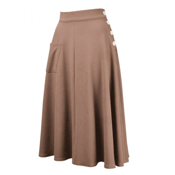 Skirt, 40s WHIRLAWAY Warm Taupe