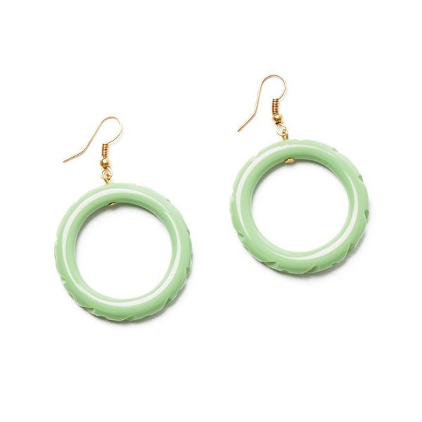 Earrings, SPLENDETTE Tea Drop Hoop