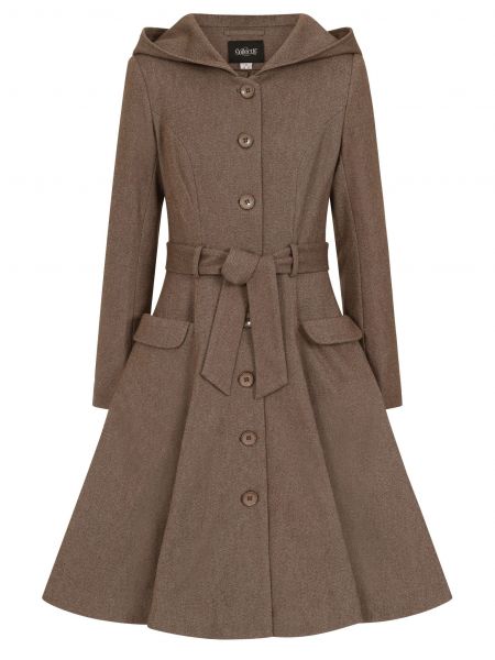 Coat, OLIVIA Padded Brown