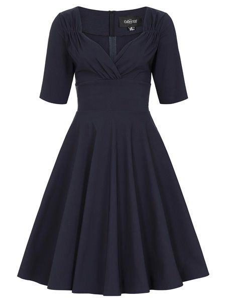 Swing Dress, Trixie Doll Navy