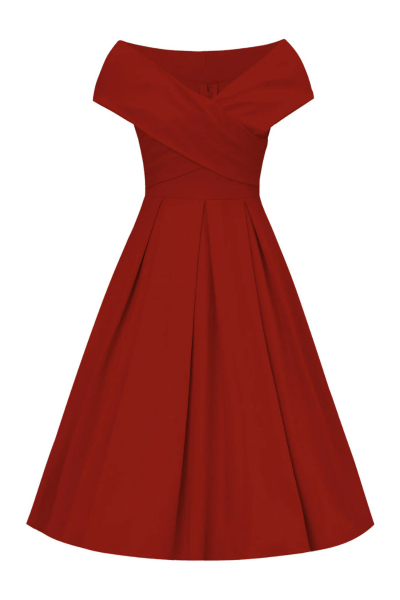Swing Dress, BEVERLY Red (952)