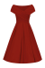 Swing Dress, BEVERLY Red (952)