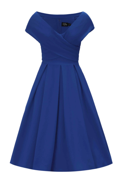 Swing Dress, BEVERLY Royal Blue (952)