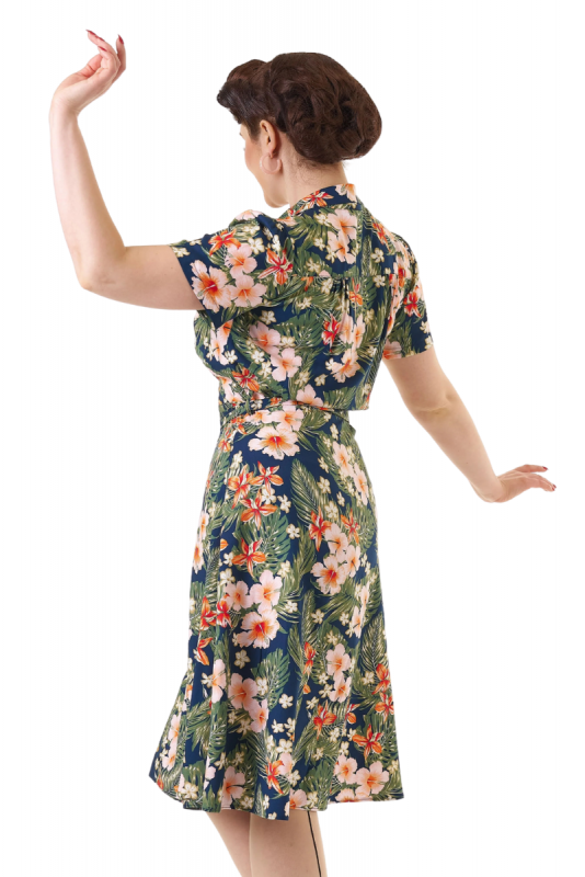Dress, PRETTY RETRO 40s Shirt Tiki