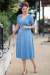 Dress, JULIA Blue Polka (906)