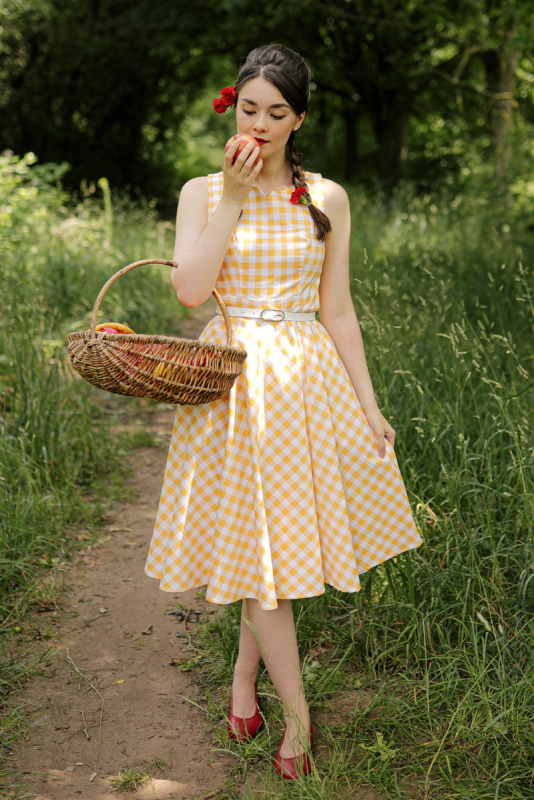 Swing Dress, GEMMA GINGHAM (808)
