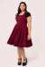 Pinafore Dress, PATTI Burgundy (40497) 