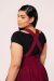 Pinafore Dress, PATTI Burgundy (40497) 