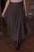 Tulle Skirt, SLIM Brown