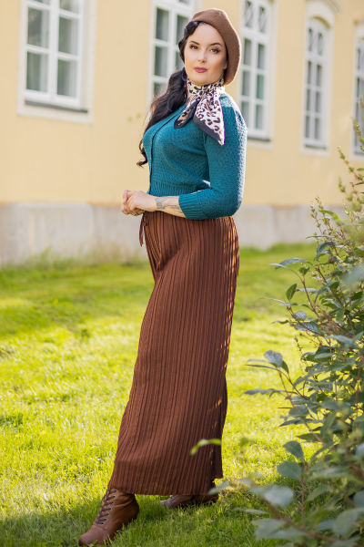 Pants, PLISSE Brown