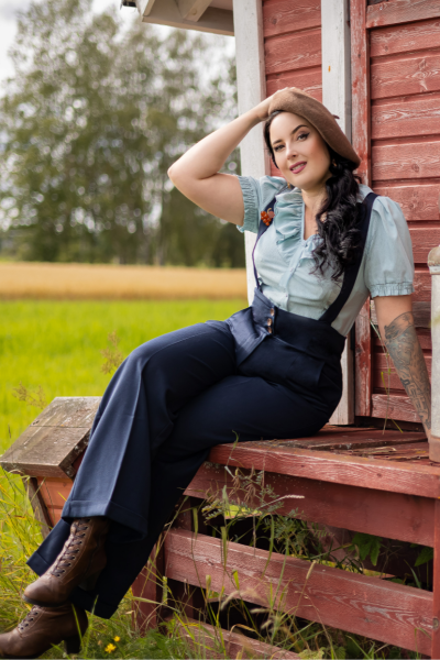 Trousers, HER FAVOURITES Navy (31111) 