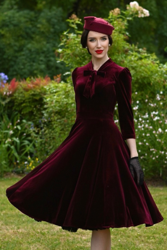 Swing Dress, SYLVIE VELVET (834)