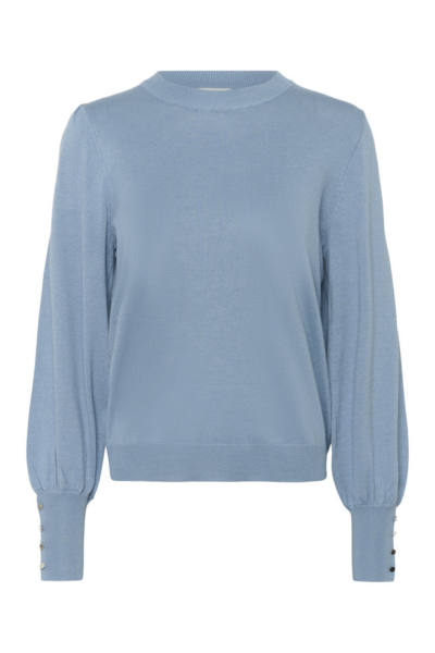 Knitted Top, LIZZA Dusty Blue
