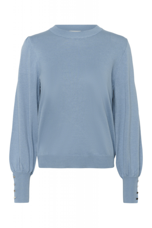 Knitted Top, LIZZA Dusty Blue