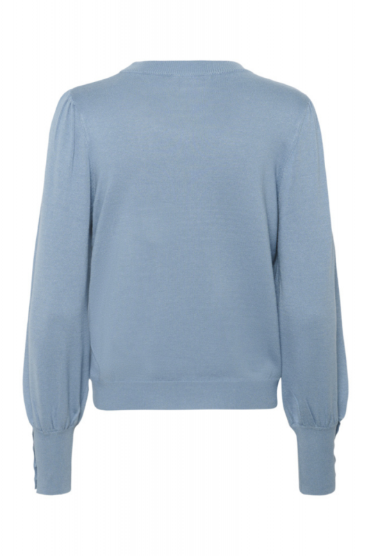 Knitted Top, LIZZA Dusty Blue