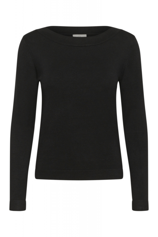 Knitted Top, LIZZA Boat Black