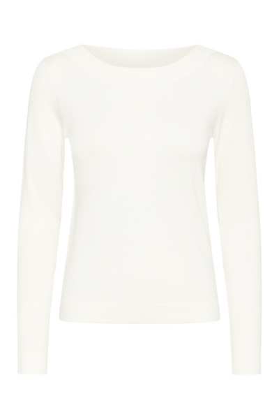 Knitted Top, LIZZA Boat Chalk