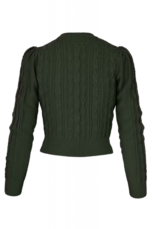EMMY Cardigan, Ice Skater Pine Green