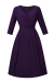Swing Dress, LYRA Damson LS