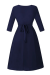 Swing Dress, LYRA Navy LS