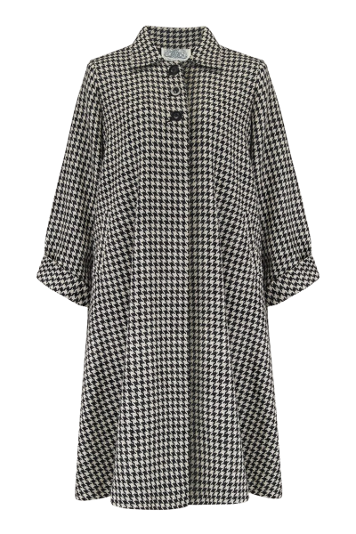 Swing Coat, SEAMSTRESS OF BLOOMSBURY Houndstooth