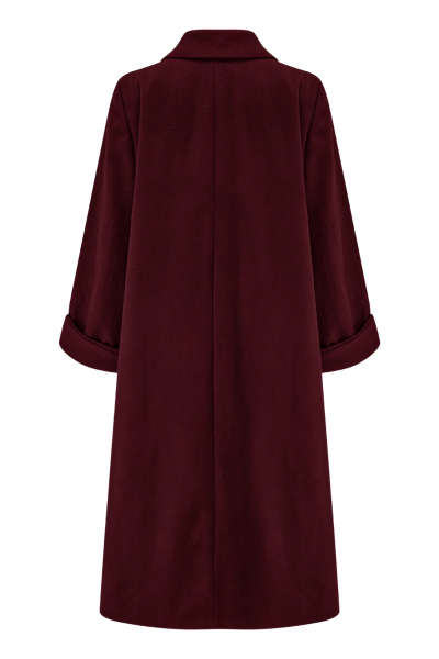 Swing Coat, SEAMSTRESS OF BLOOMSBURY Burgundy