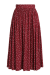 Skirt, ESTELLE Polkadot Burgundy