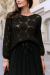 Blouse, ROSETTE Black