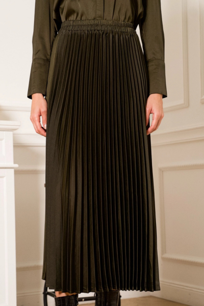 Hame, PLISSE SATIN Khaki