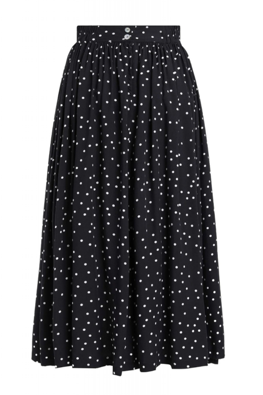 Skirt, ESTELLE Polkadot Black
