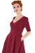 Swing Dress, EDITH Wine (10188)