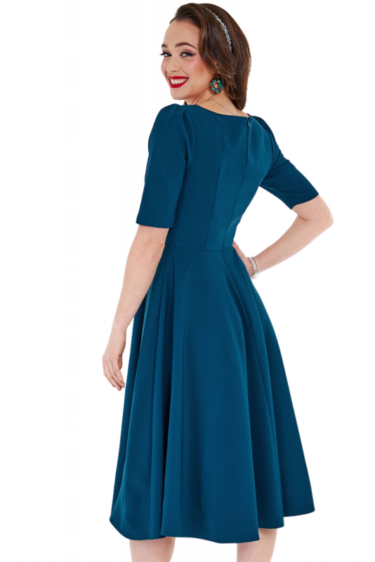Swing Dress, EDITH Teal (10188)