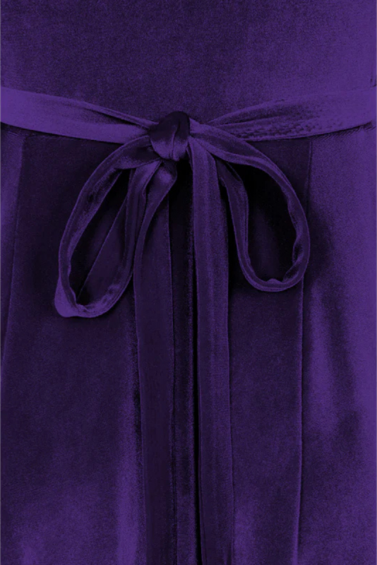 Maxi Dress, LYRA Velvet Purple
