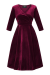 Swing Dress, LYRA Purple Wine
