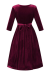 Swing Dress, LYRA Purple Wine
