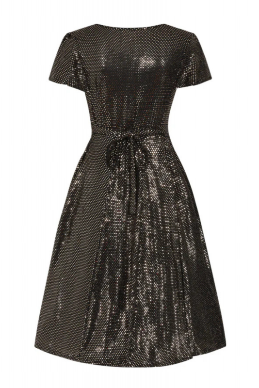 Swing Dress, LYRA Disco Ball Gold